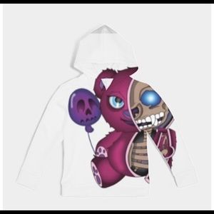 Teddy bear full zip hoodie